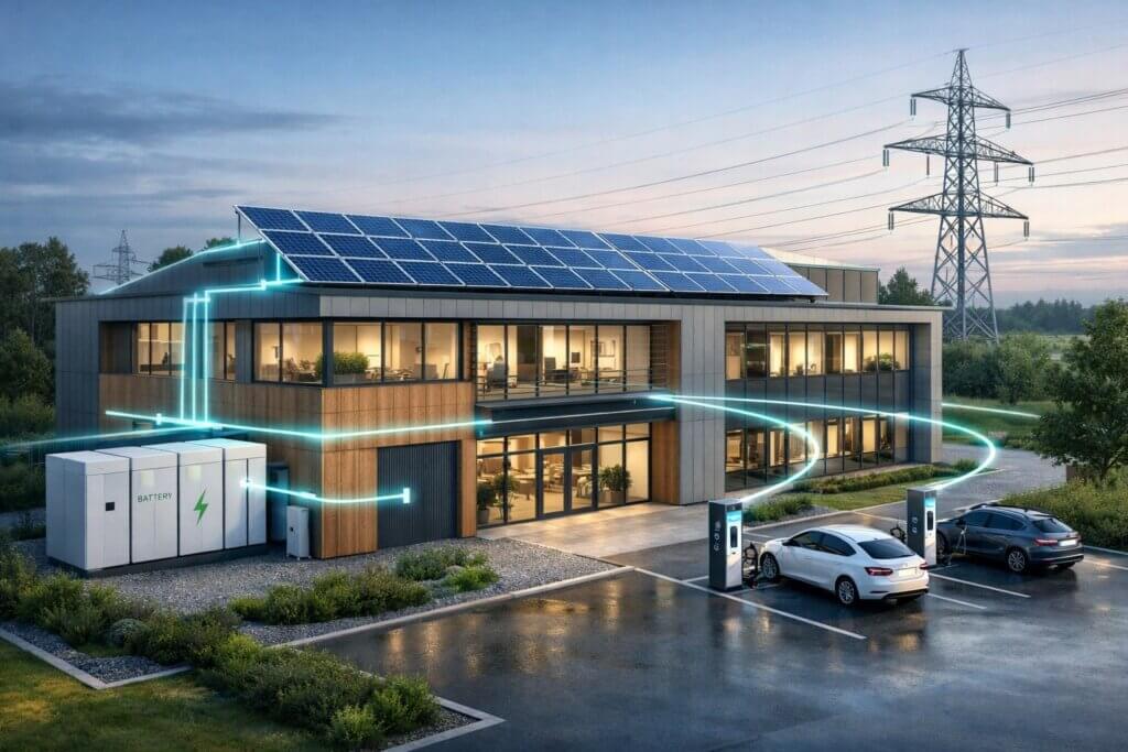 Aurinkoenergian uusi rooli: Miten hajautettu tuotanto muuttaa kiinteistöjen energiataseen?